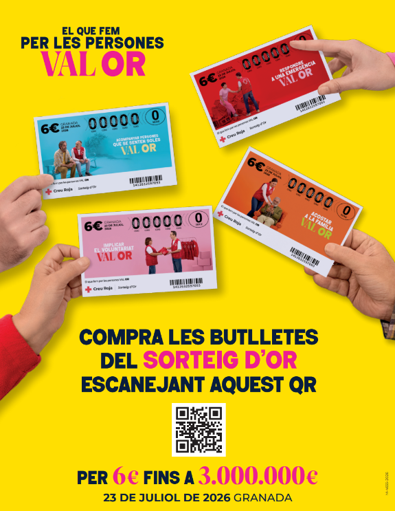 El Sorteo de Oro de Cruz Roja amplía este año sus premios para llegar a más personas