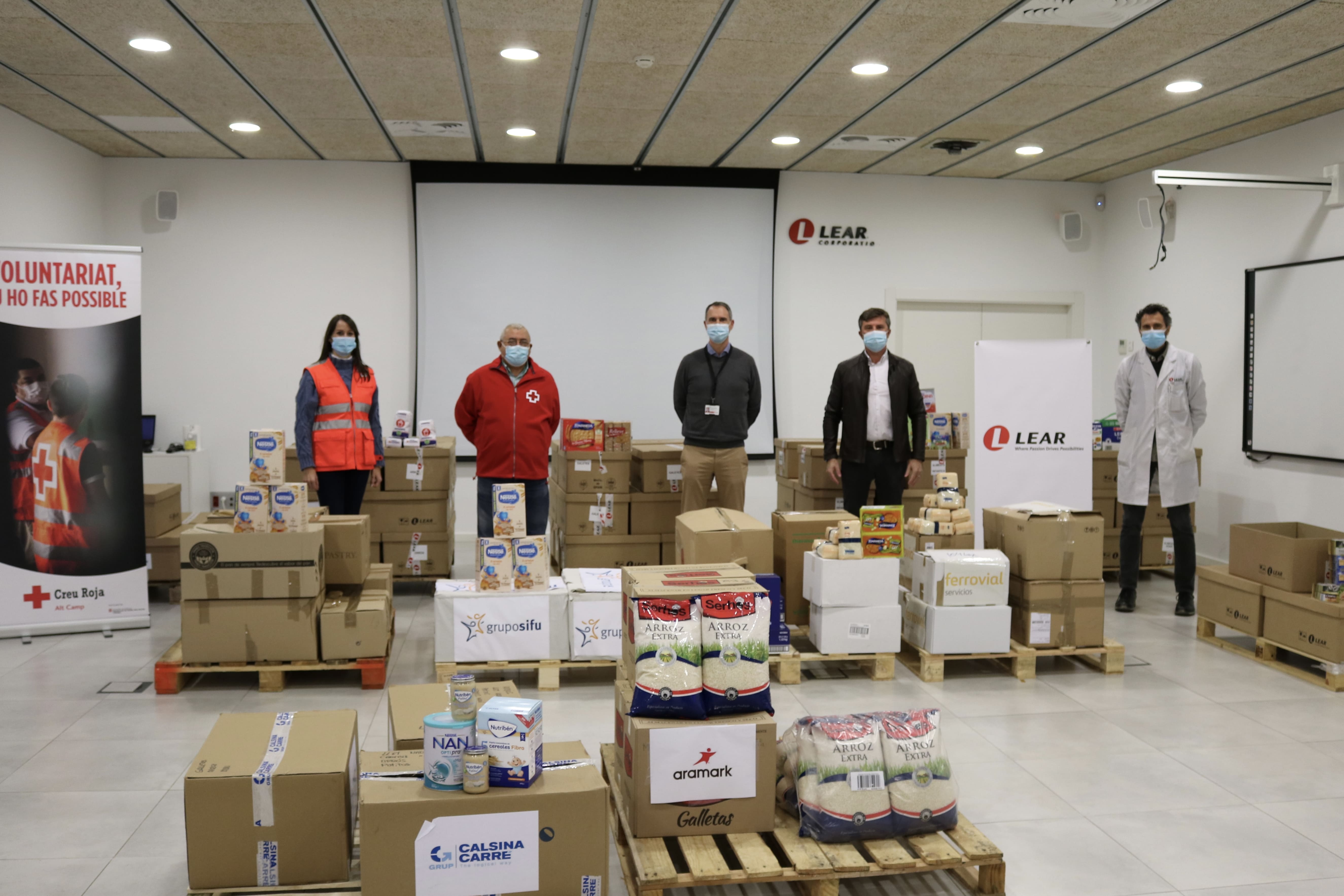 Creu Roja i LEAR sumen forces per garantir l’alimentació de les persones en situació vulnerable de l’Alt Camp