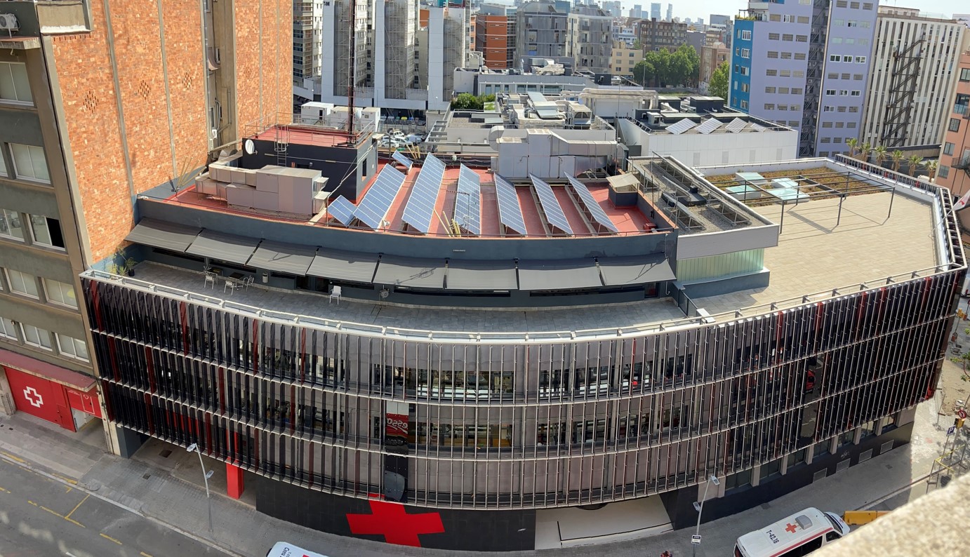 La sede central de Cruz Roja en Cataluña supera el 80% de la recogida selectiva de residuos