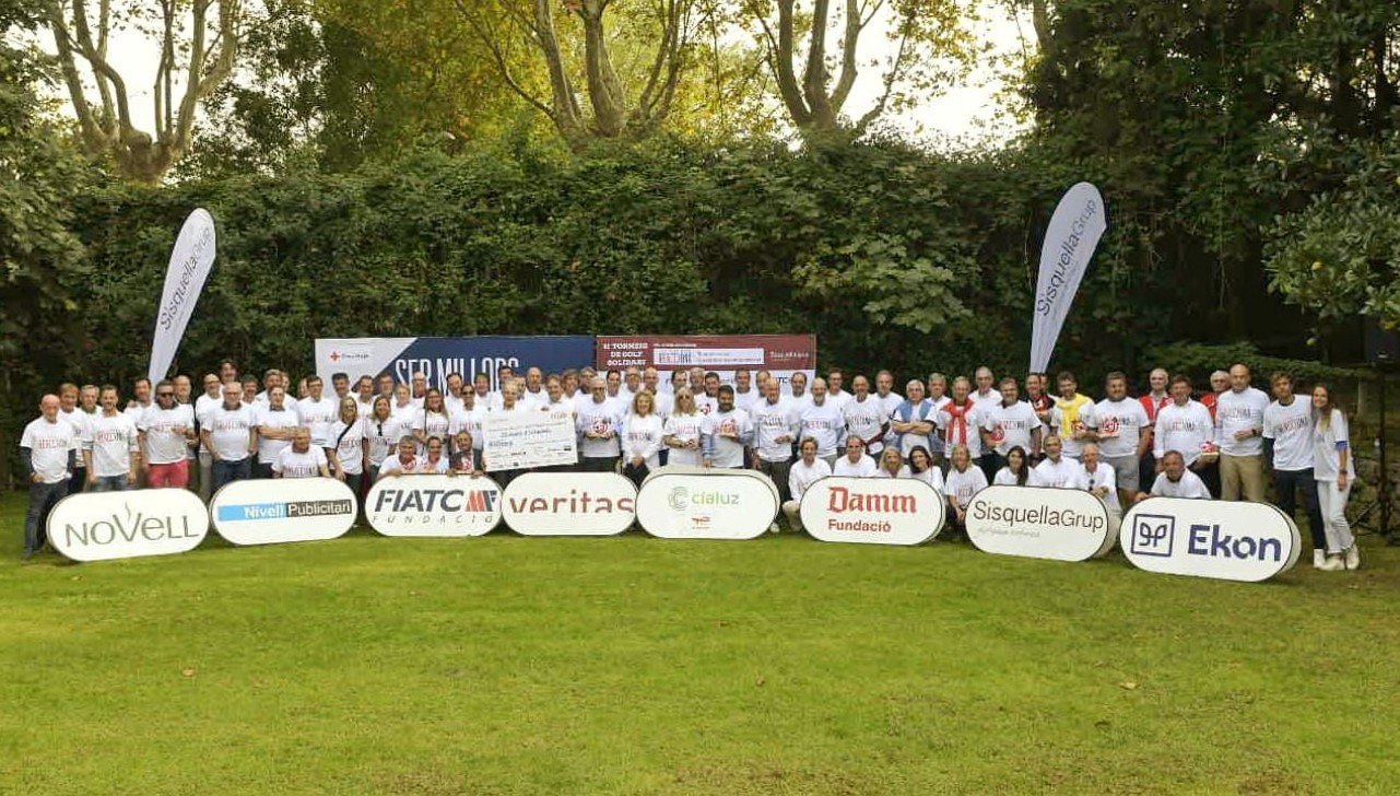 Sisquella Grup organiza el 2º Torneo de Golf Solidario de Cruz Roja para conseguir 20 toneladas de alimento
