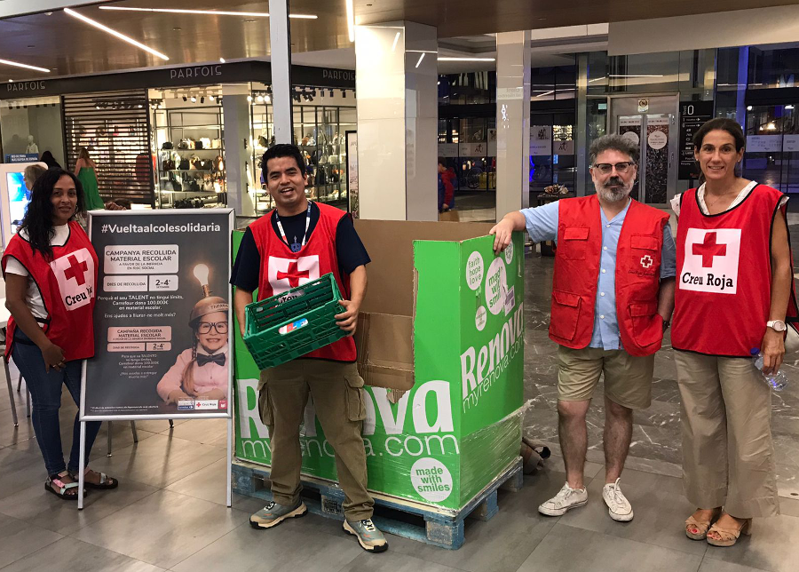 Fundación Solidaridad Carrefour entrega a Cruz Roja más de 52.000 euros en material escolar a favor de la infancia en situación de vulnerabilidad de Cataluña