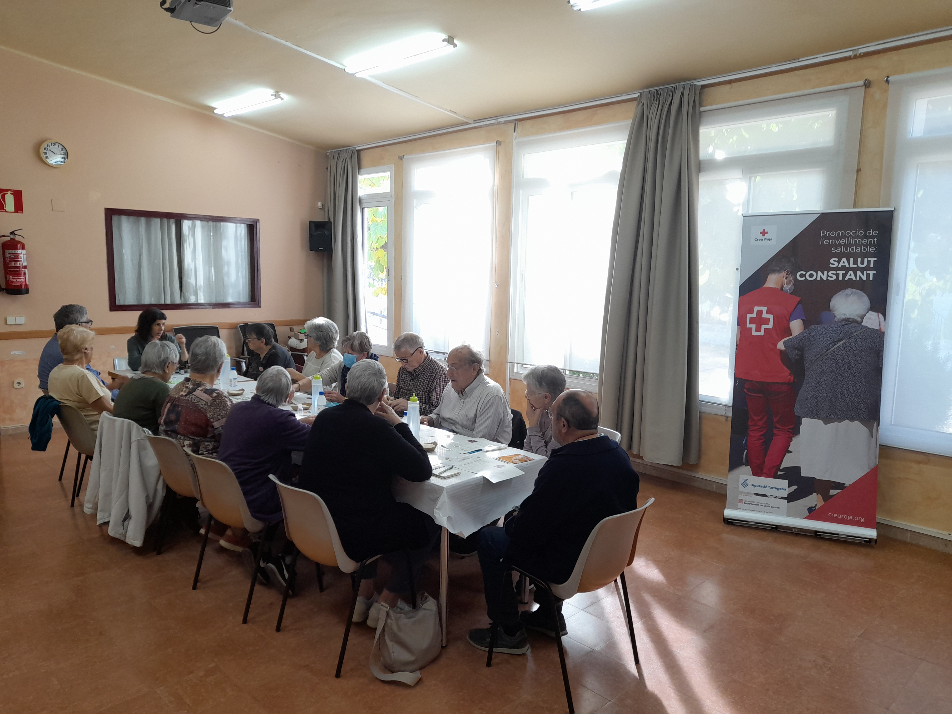 Creu Roja fomenta l’envelliment actiu i saludable entre la gent gran amb el suport de la Diputació de Tarragona