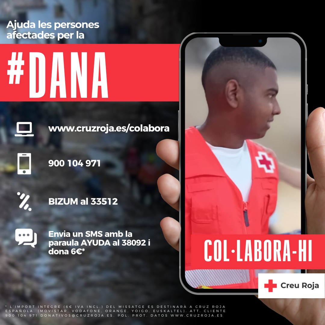 Un millar de personas voluntarias siguen en prealerta por la DANA en toda Catalunya