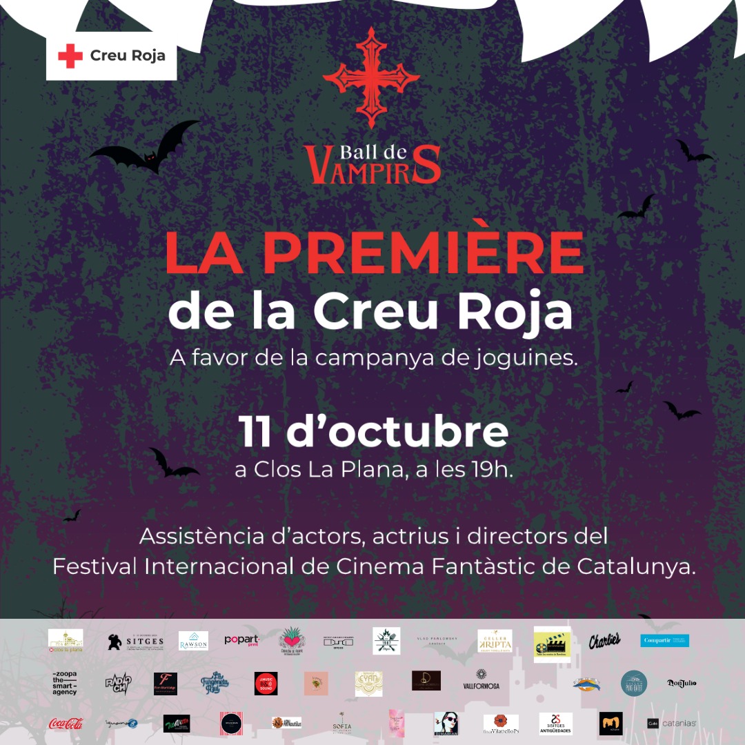 La Creu Roja i el Sitges 57è Festival Internacional de Cinema Fantàstic de Catalunya s’uneixen per la infància en risc