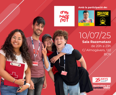 La Creu Roja celebra la segona edició del Creu Music Fest per promoure l’ocupació juvenil