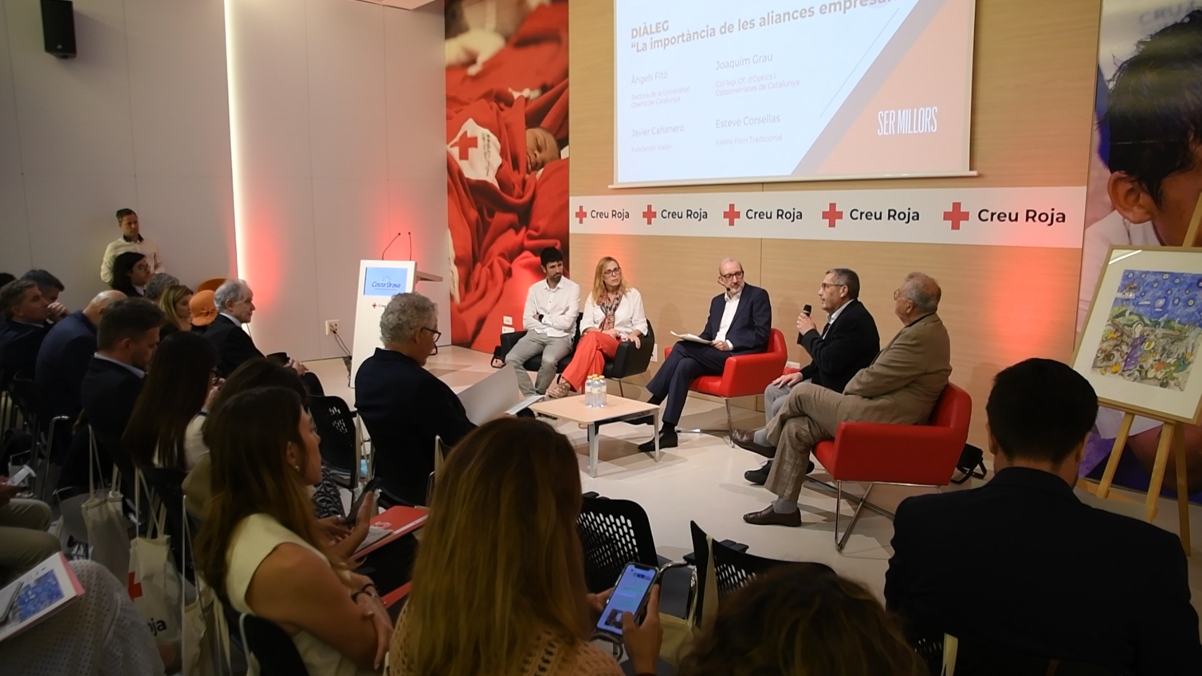 Acte d’agraïment a les empreses col·laboradores de la Creu Roja a Catalunya