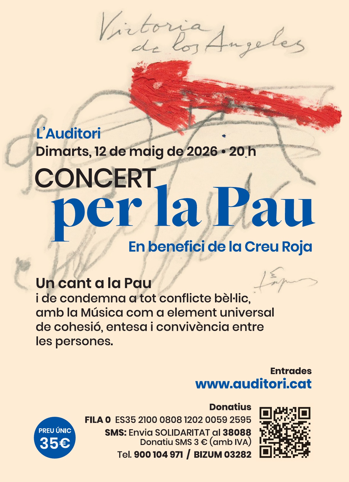El Auditorio acoge el Concierto por la Paz 2026: un clamor colectivo por la construcción de la convivencia y la solidaridad