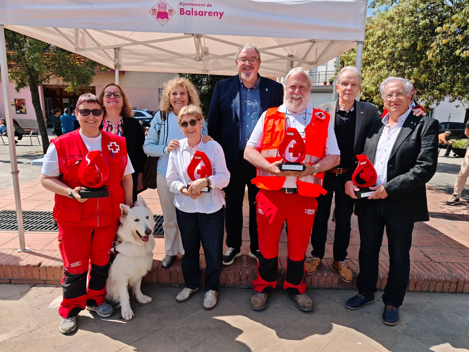 La Creu Roja celebra els 30 anys de l’Equip de Recerca i Rastreig amb Gossos  