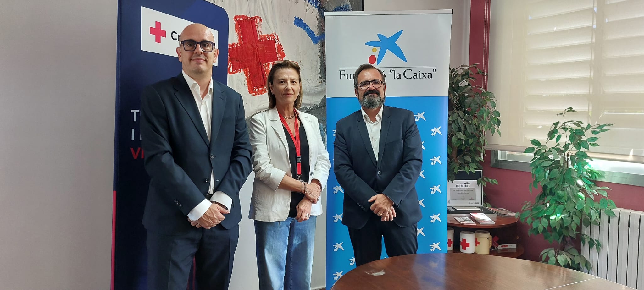 Creu Roja Lleida rep el suport de la Fundacio “la Caixa” per al projecte de cobertura de necessitats bàsiques