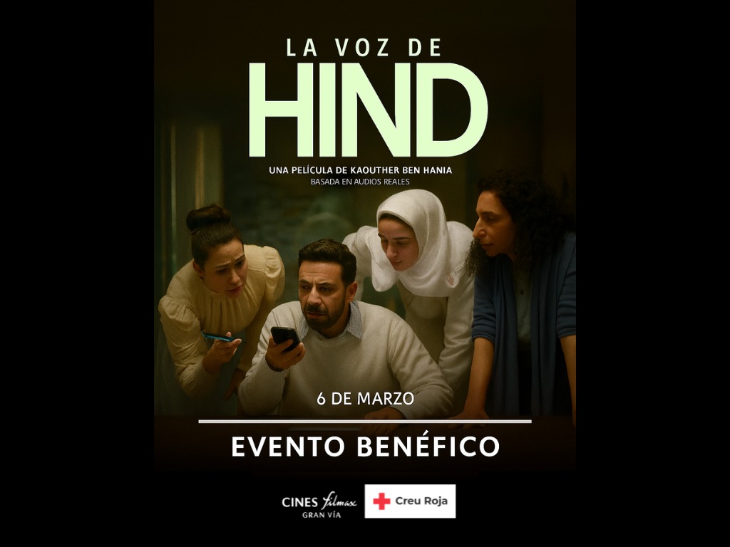 Proyección solidaria de 'La voz de Hind' a favor de Cruz Roja