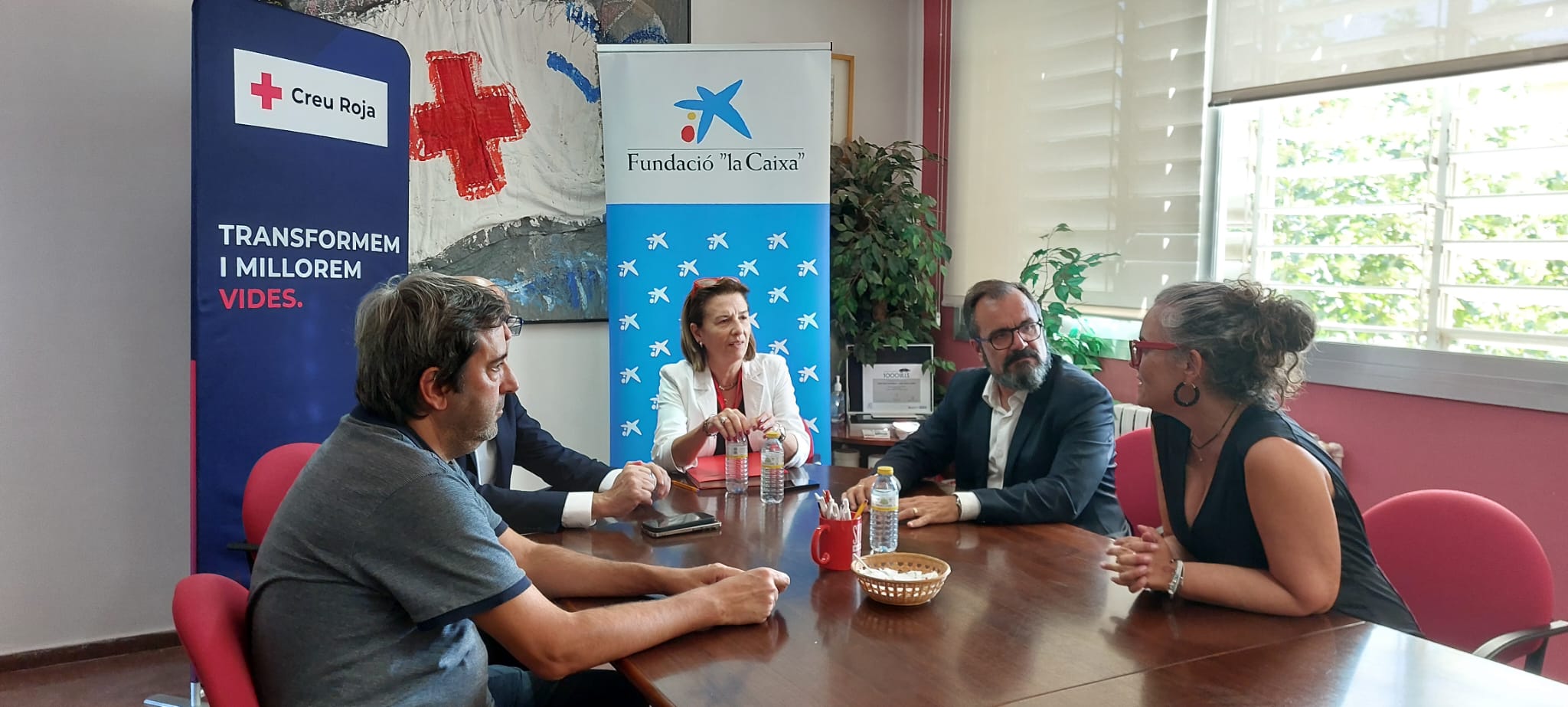 Creu Roja Lleida rep el suport de la Fundacio “la Caixa” per al projecte de cobertura de necessitats bàsiques
