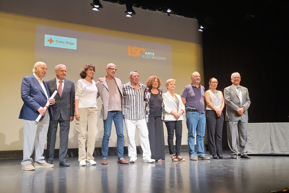 Creu Roja celebra en Eivissa los 150 años de acción humanitaria de la entidad en les Illes Balears