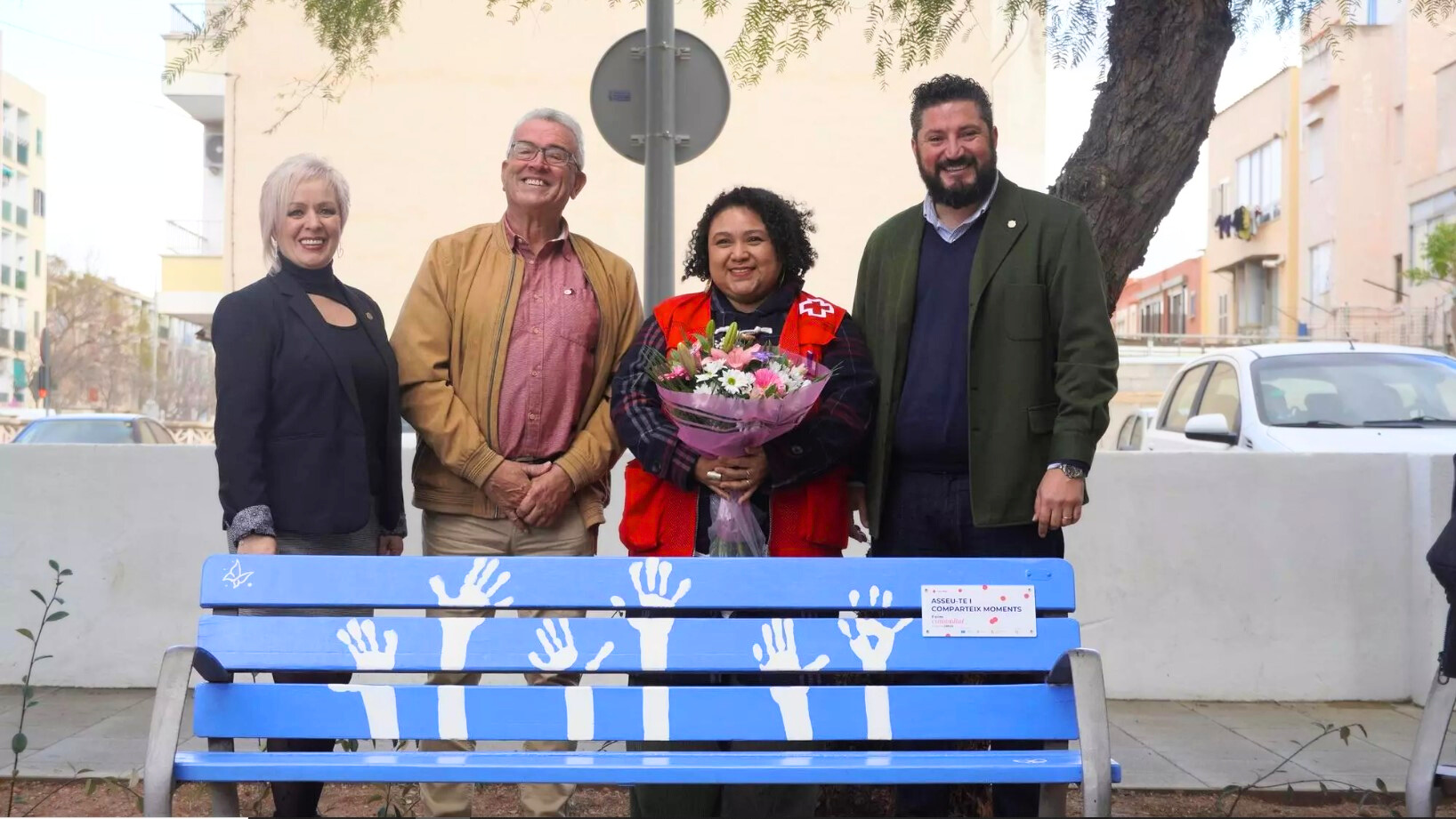 “Un banc per a compartir” a Marratxí, una iniciativa contra la soledat no desitjada.