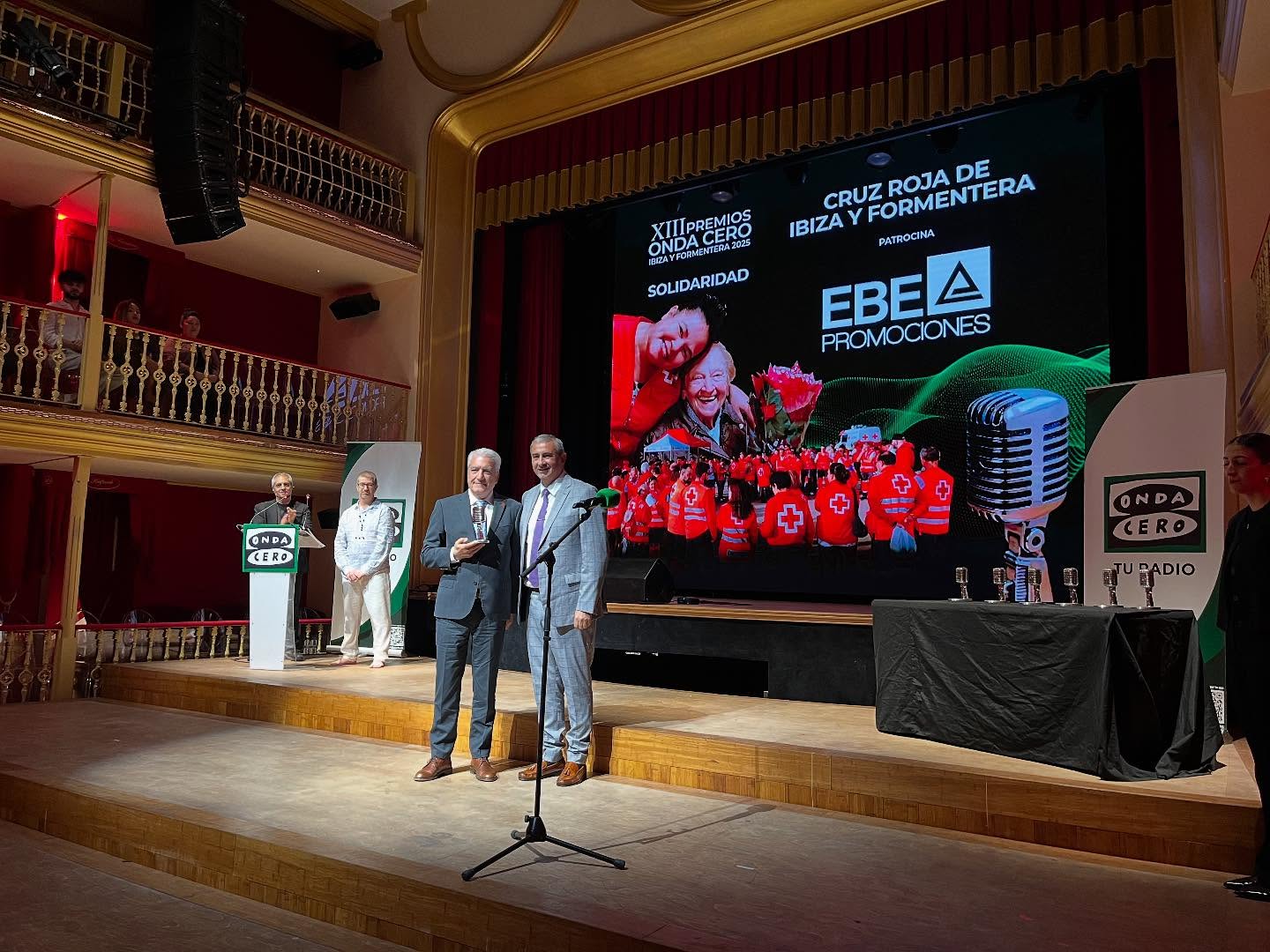Creu Roja galardonada con el Premio Onda Cero Eivissa y Formentera 2025 en la categoría de Solidaridad