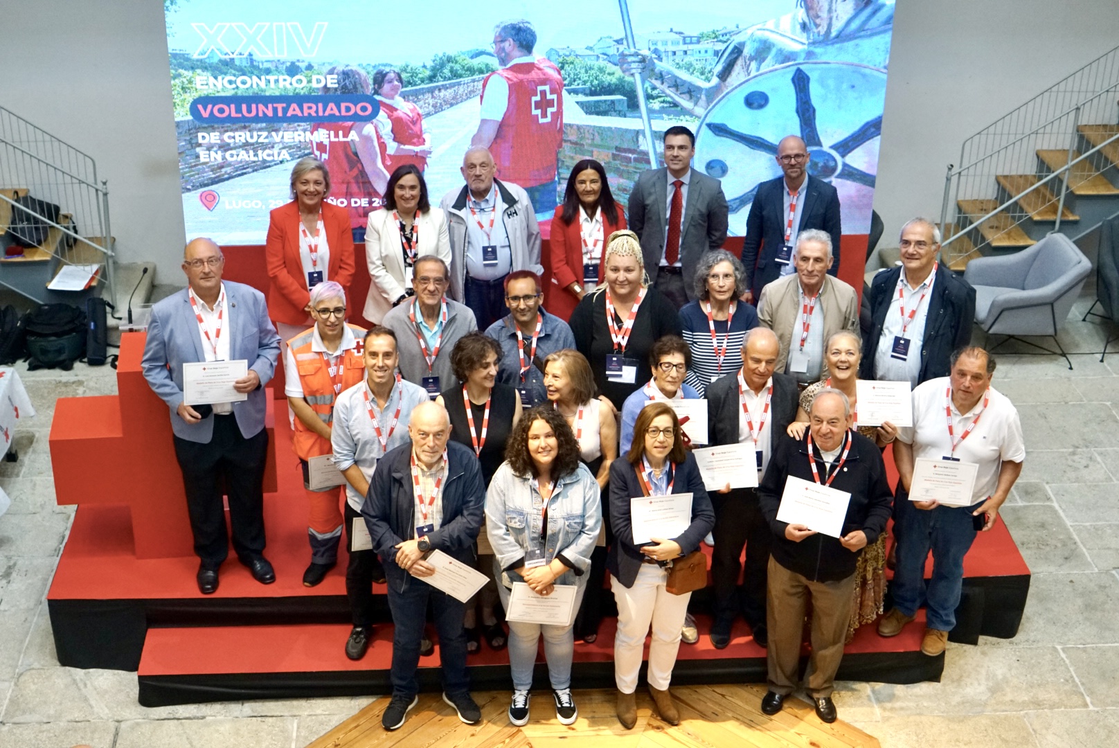 Máis de 230 persoas participan en Lugo no XXIV Encontro de Voluntariado de Cruz Vermella en Galicia