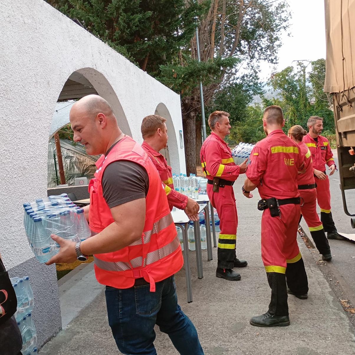 Cruz Roja se moviliza ante los incendios en Galicia