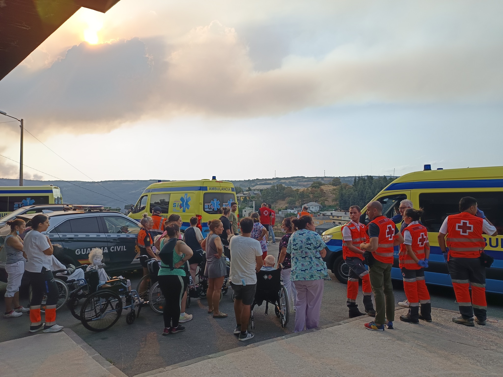 Cruz Roja se moviliza ante los incendios en Galicia