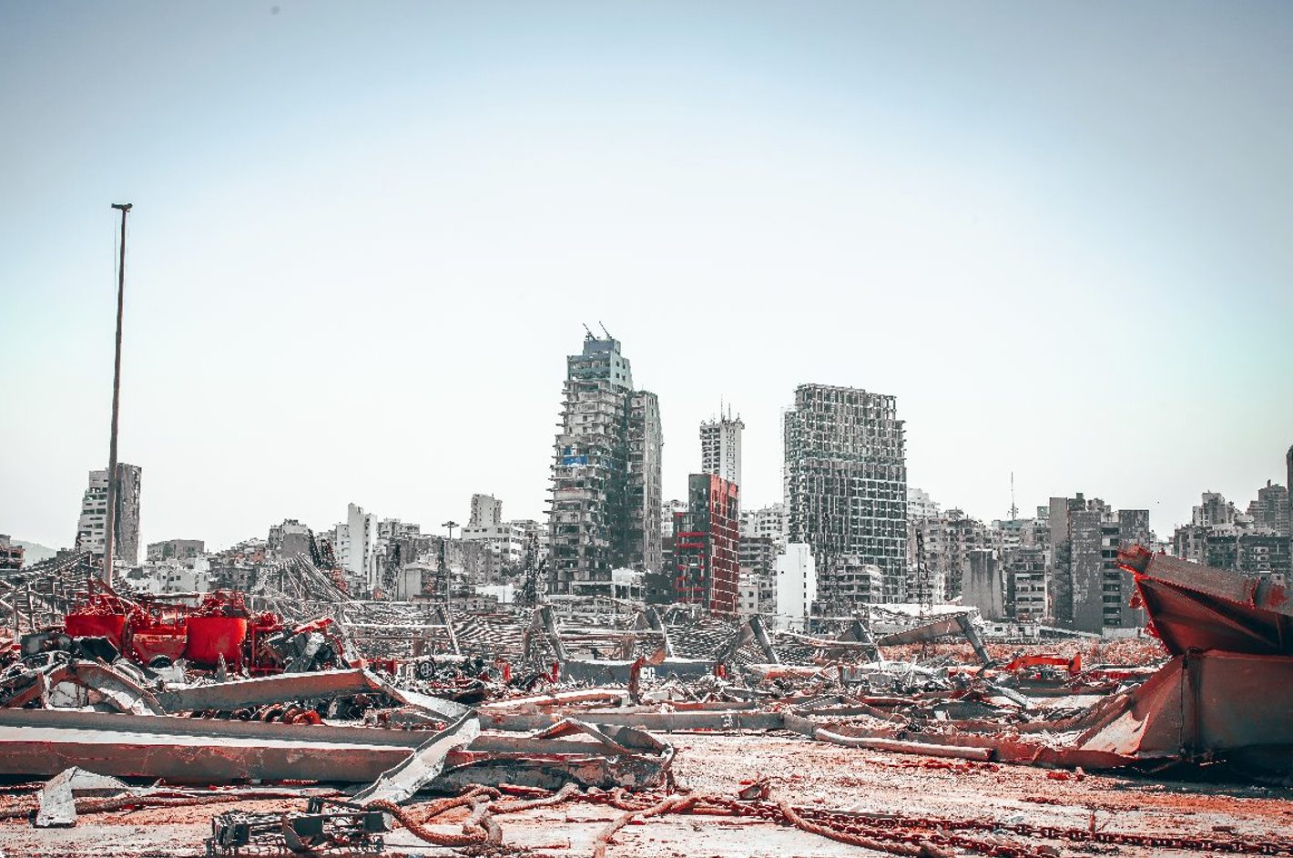 Samor Abou, representante de la Cruz Roja Libanesa