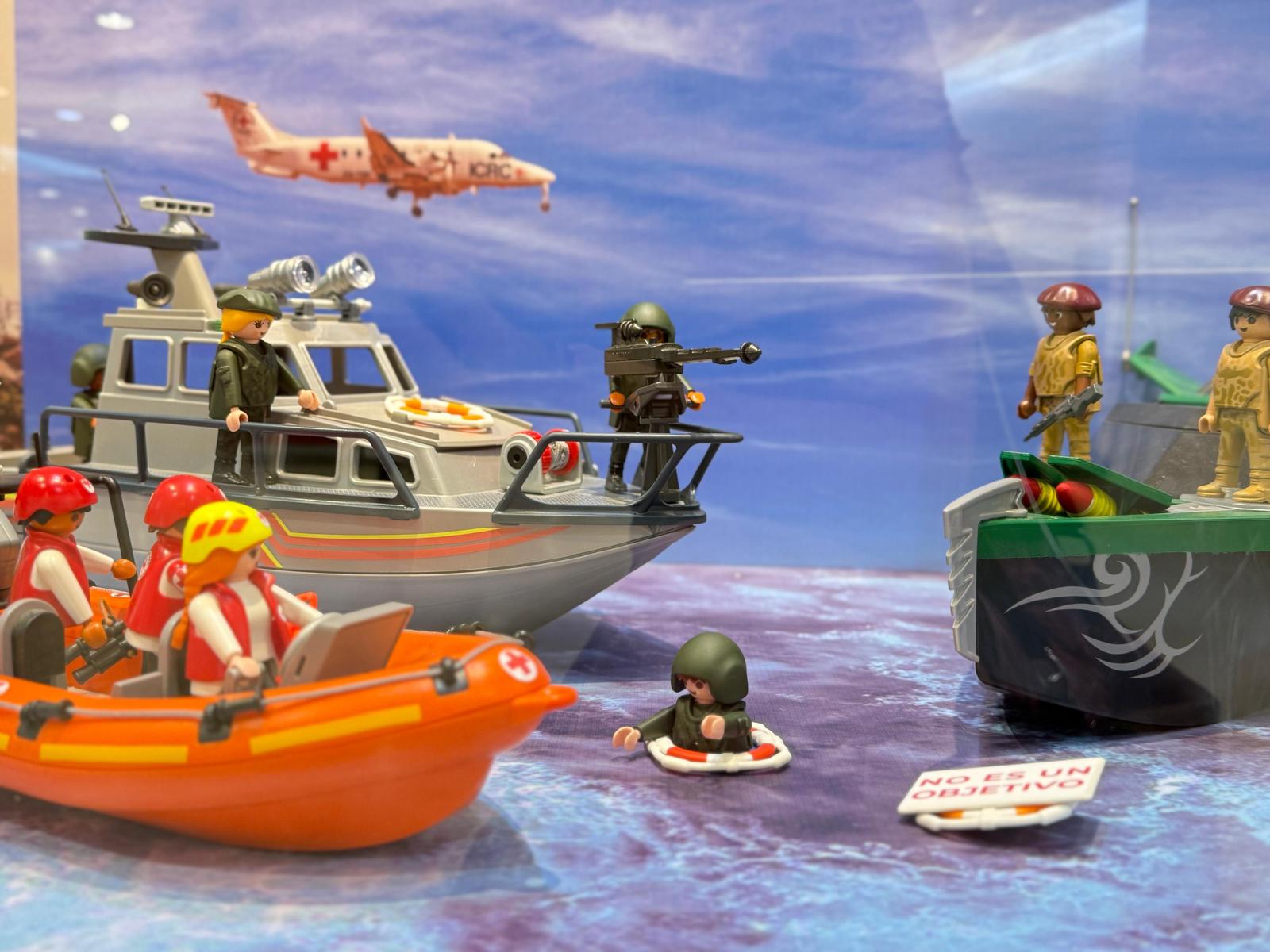 2.000 clics de Playmobil para contar la acción humanitaria de Cruz Roja ante desastres