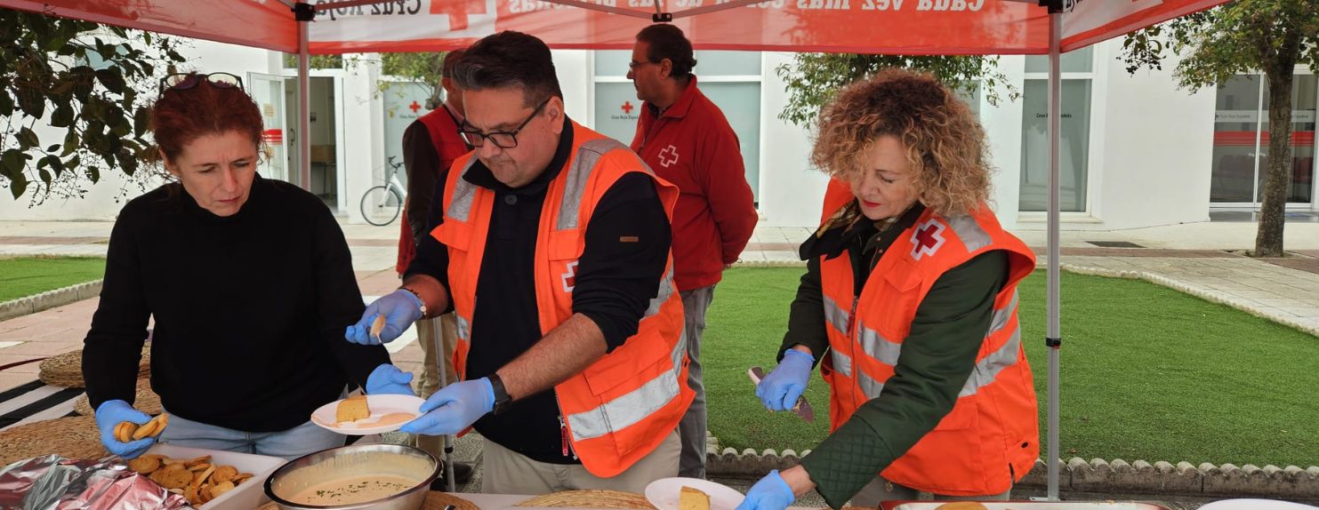 Un almuerzo repleto de solidaridad