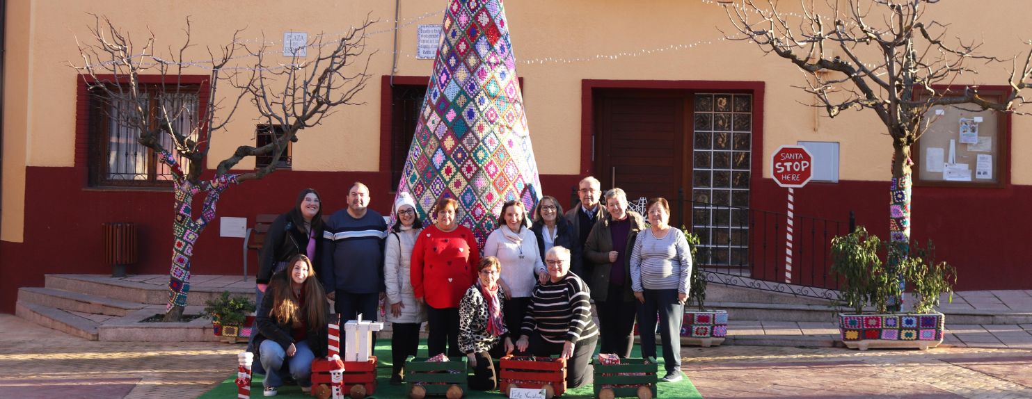 Árboles de ganchillo que unen