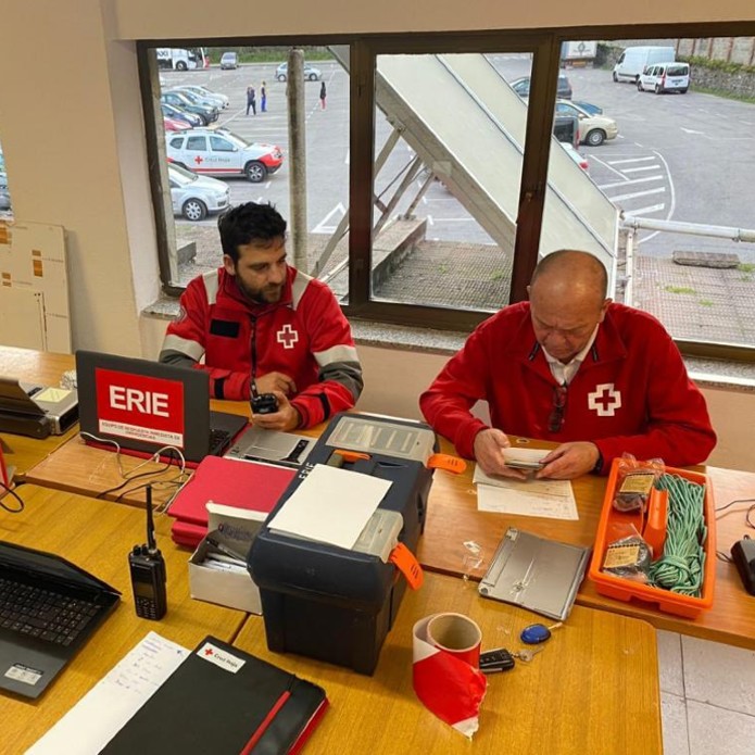 Activados los equipos de emergencias de Cruz Roja en Asturias