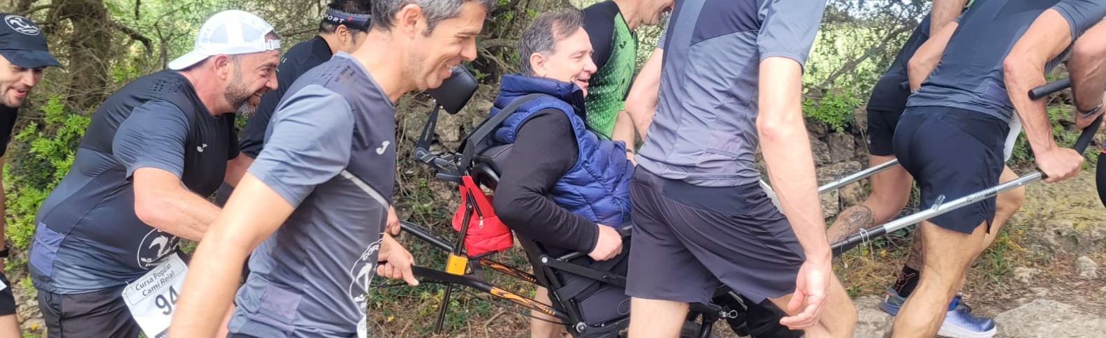 Una carrera deportiva a bordo de la silla joëlette