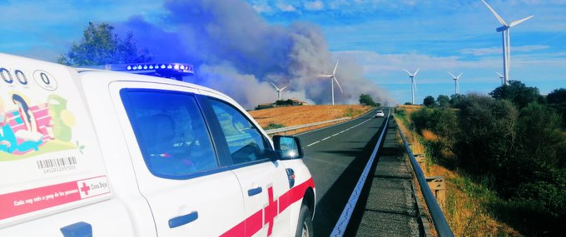 Sin tregua: Cruz Roja se moviliza ante los 6 incendios que han afectado Catalunya