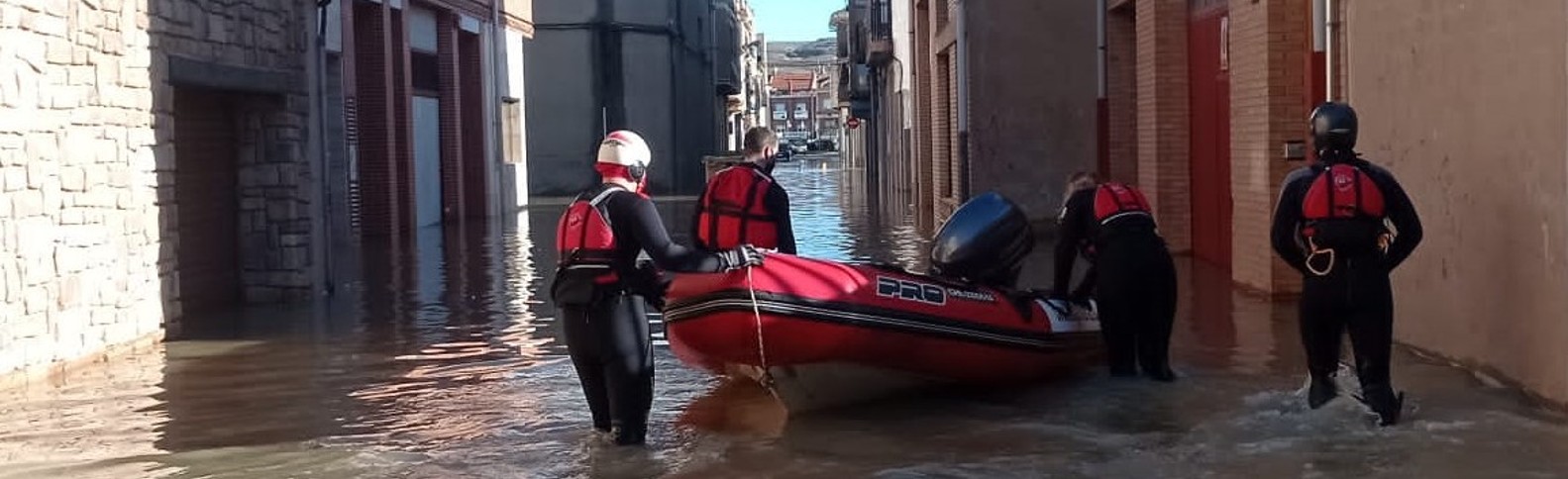 Cruz Roja, en alerta por las inundaciones causadas por la borrasca Barra