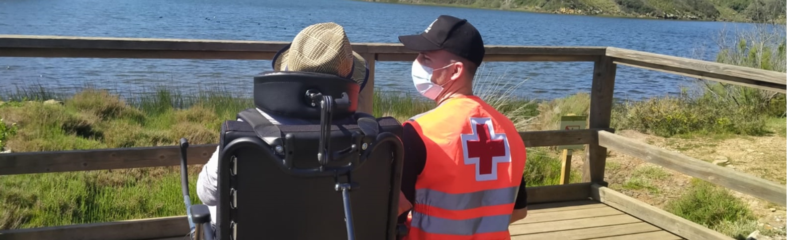Llega a Cruz Roja en Menorca la primera silla Joëlette
