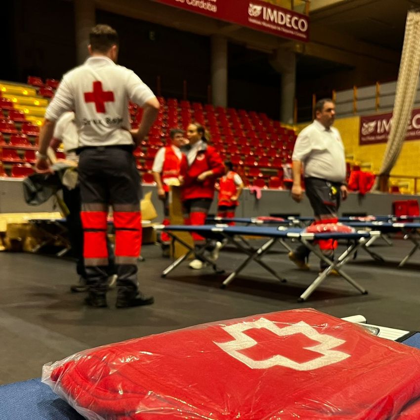 Cruz Roja se despliega para hacer frente a los efectos de la borrasca Leonardo