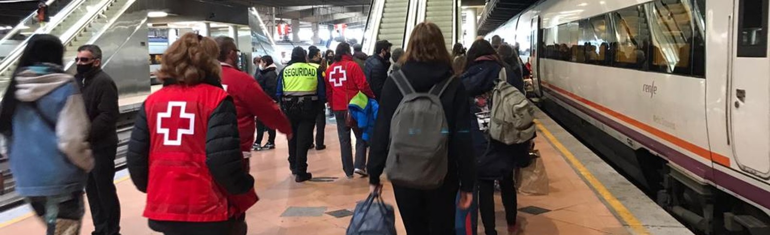 Llegan las primeras personas provenientes de Ucrania a España