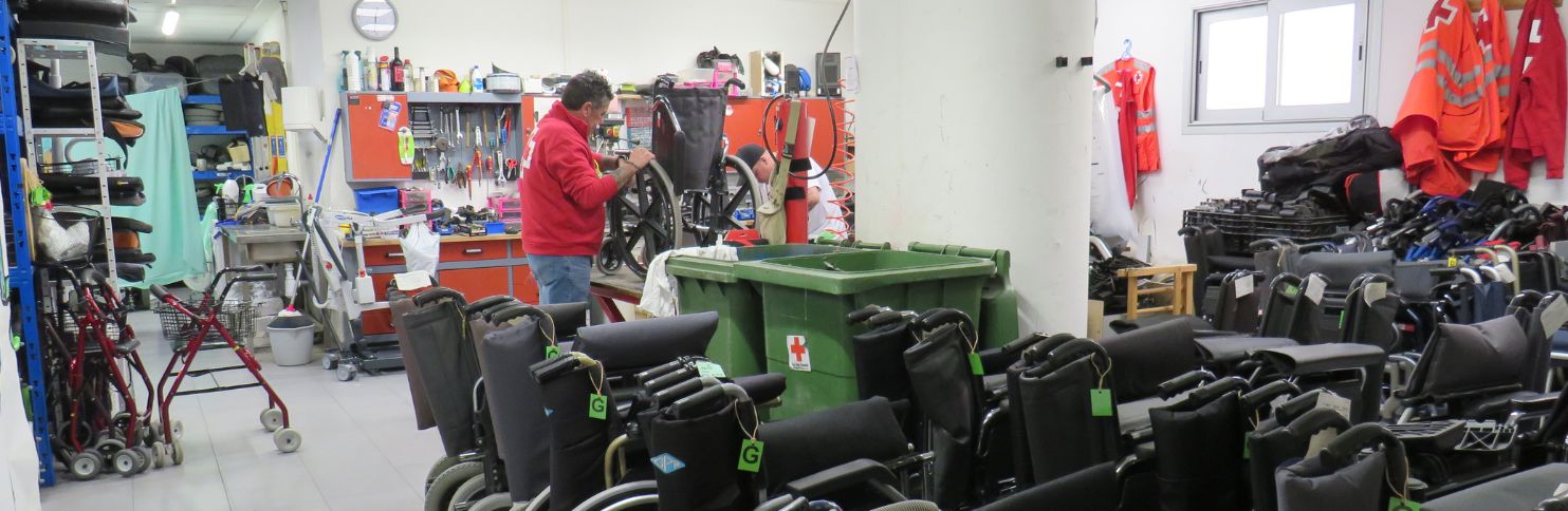 ¿Necesitas una silla de ruedas? ¡Habla con Cruz Roja!