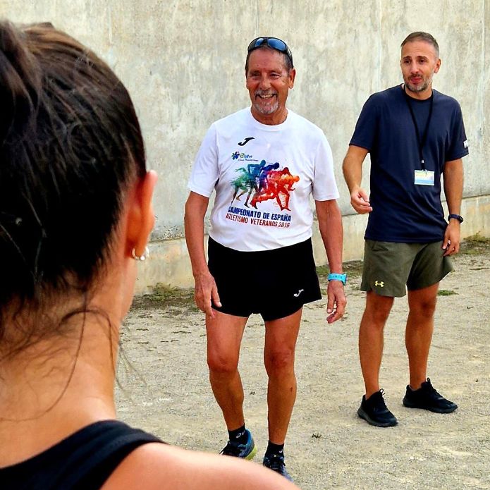 “Intento trasladarles que la vida es una carrera”