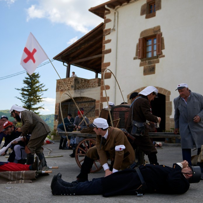 150 años de la primera intervención en una batalla de Cruz Roja en España