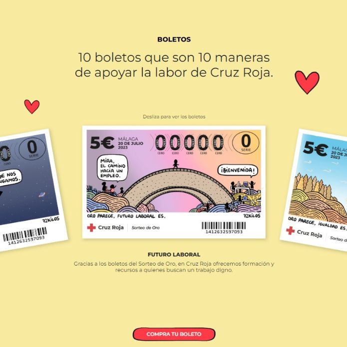 Sorteo de Oro de Cruz Roja, mucho más que un premio