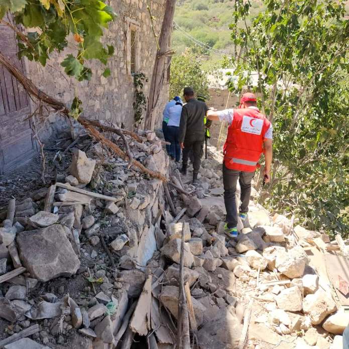 Ayuda a las personas afectadas por el terremoto de Marruecos