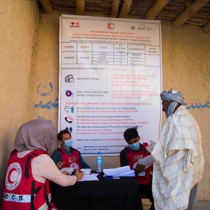 Afganistán: “Seguiremos trabajando codo a codo con la Media Luna Roja”