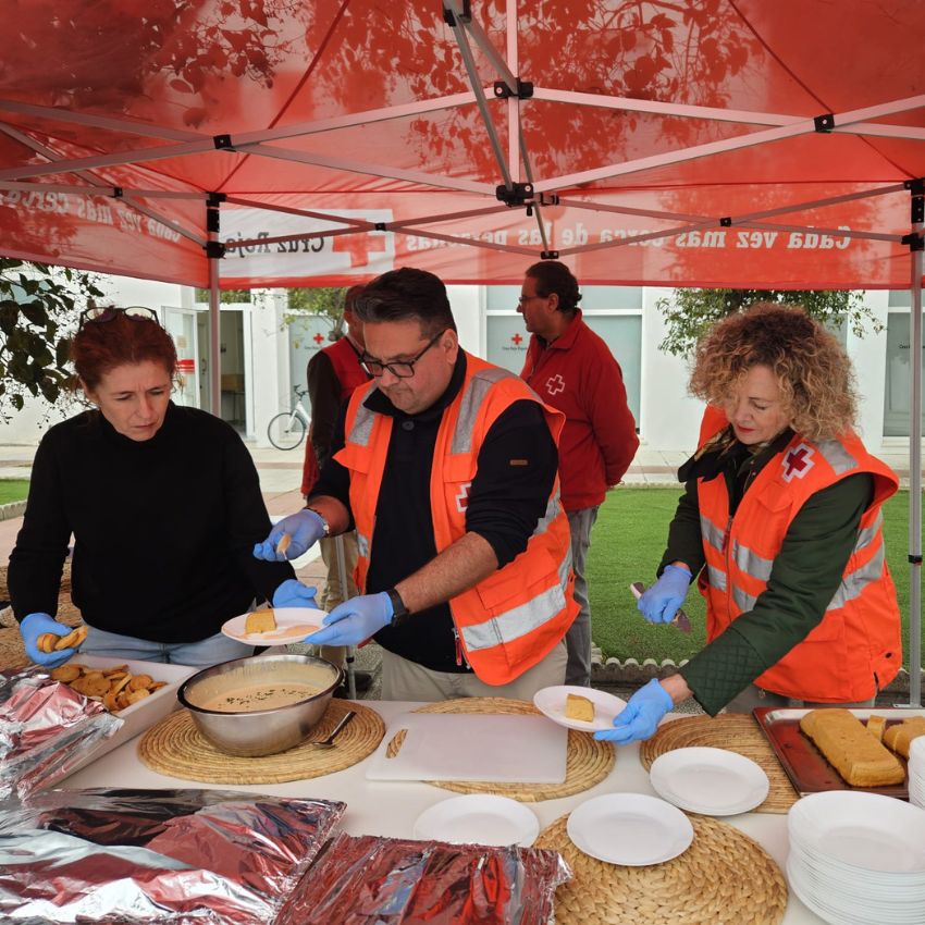 Un almuerzo repleto de solidaridad