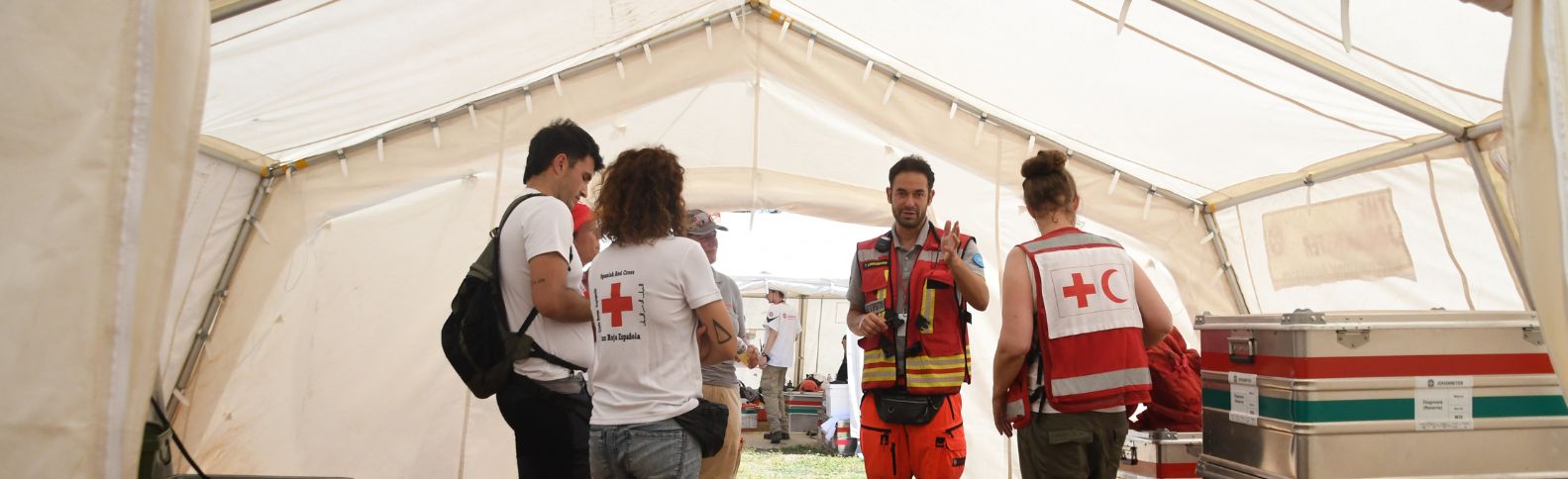Cruz Roja Española despliega una clínica de emergencia en Venezuela