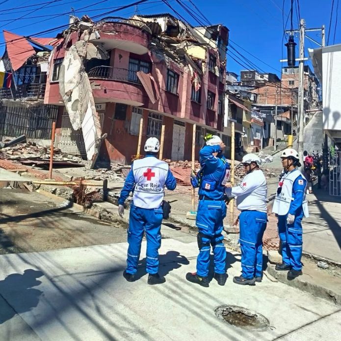 Cruz Roja activa su respuesta ante el terremoto de magnitud 7,4 que ha sacudido Colombia