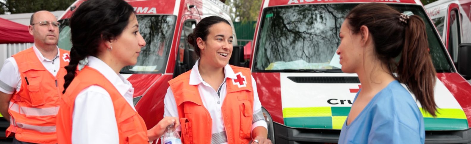 Así es el dispositivo preventivo de Cruz Roja en la Feria de Sevilla
