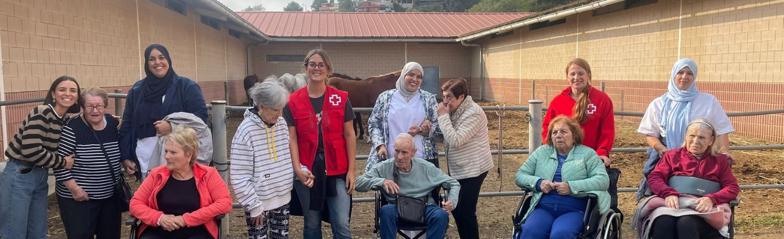 Los beneficios de peinar a un caballo para las personas con Alzheimer