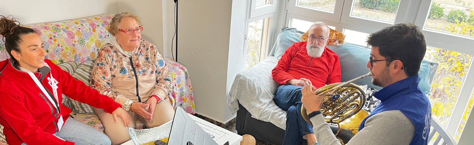 Microconciertos para reducir la soledad no deseada tras la DANA