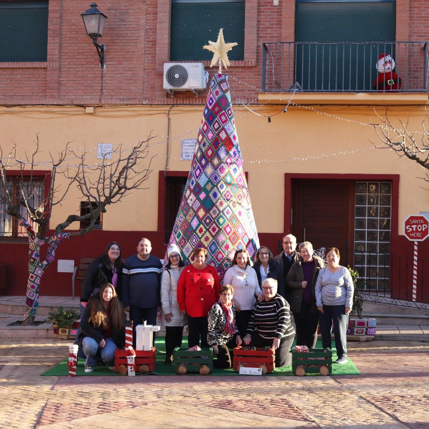 Árboles de ganchillo que unen