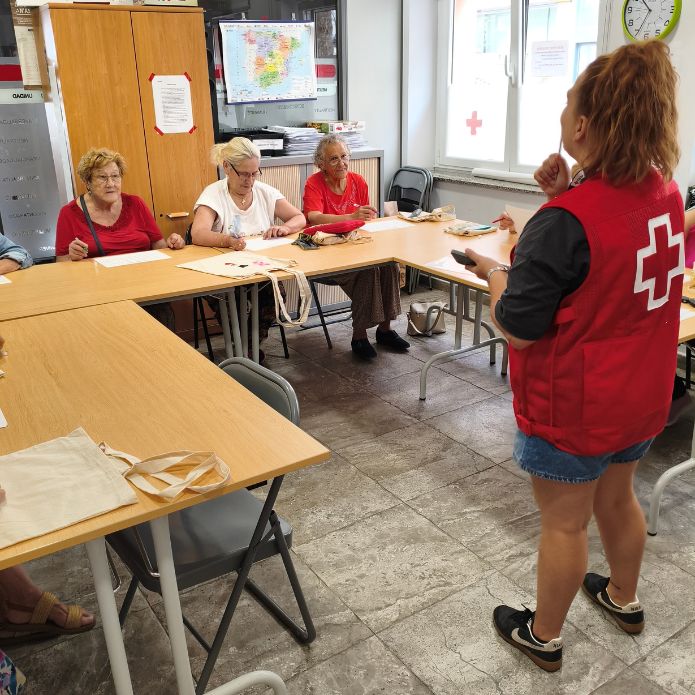 Un campamento para personas mayores