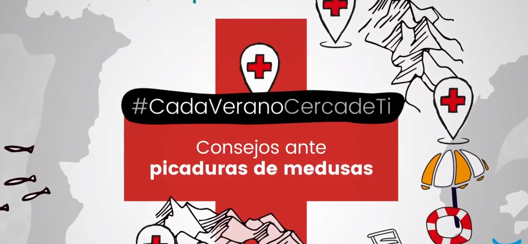 ¡Me ha picado una medusa!