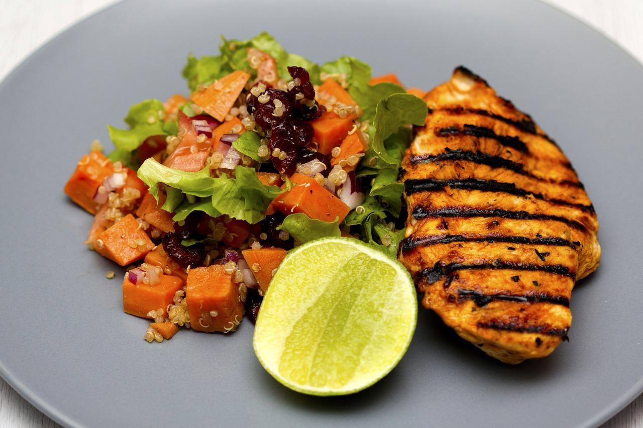 Pollo Braseado con Quinoa