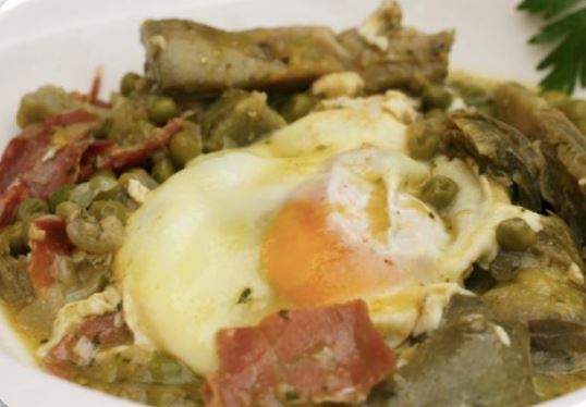 Alcachofas en Salsa Verde