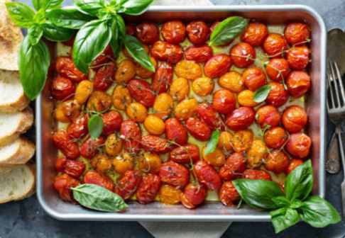 Arroz al horno con Tomates y Ajos confitados